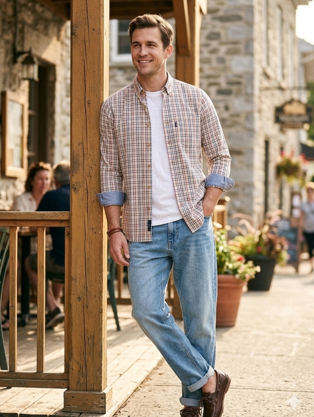 AUSTIN REED BUTTON DOWN SHIRT SIZE LARGE